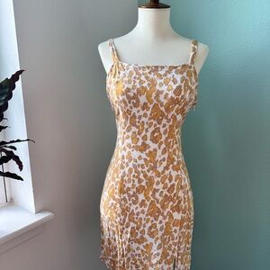 Leopard Print Spaghetti Strap Dress Sadie & Sage